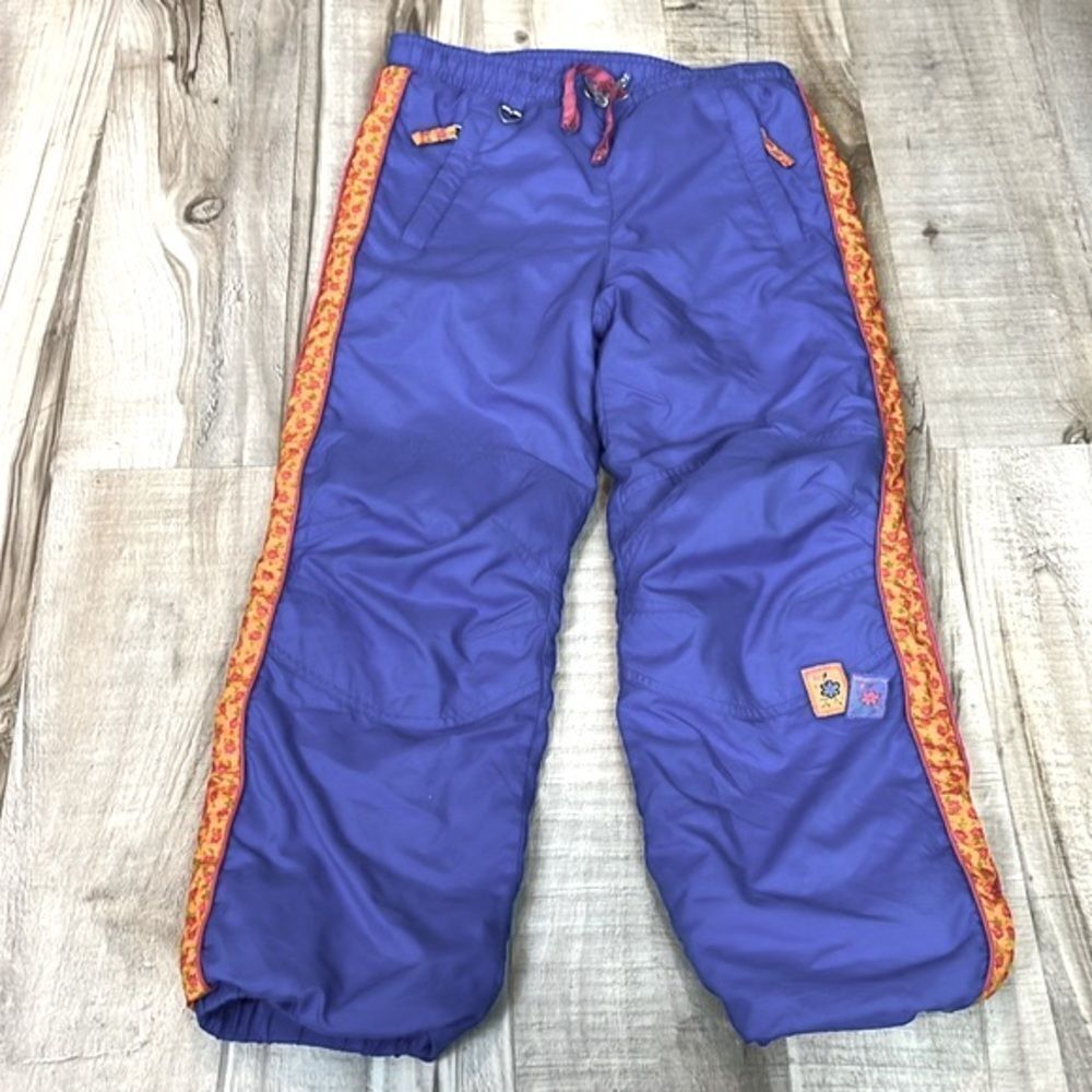 Obermeyer vintage ski pants ‘Sunshine ‘n Roses’ size 7 / small